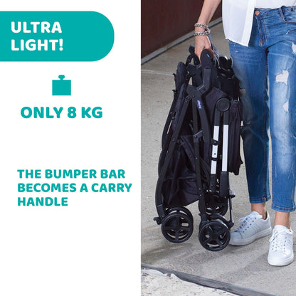 Carucior gemeni Chicco Ohlala, Silver Cat (Gri), 0luni+