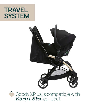 Carucior sport Chicco Goody XPlus Black ReLux (Negru), 0luni+