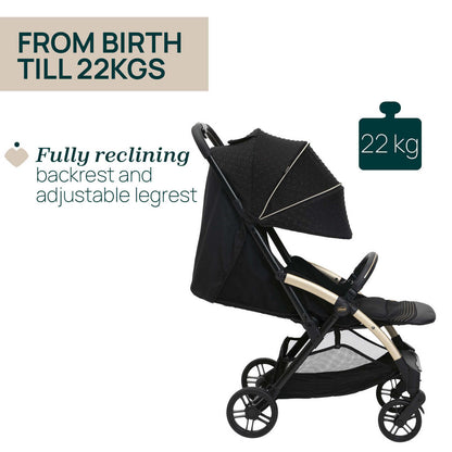 Carucior sport Chicco Goody XPlus Black ReLux (Negru), 0luni+