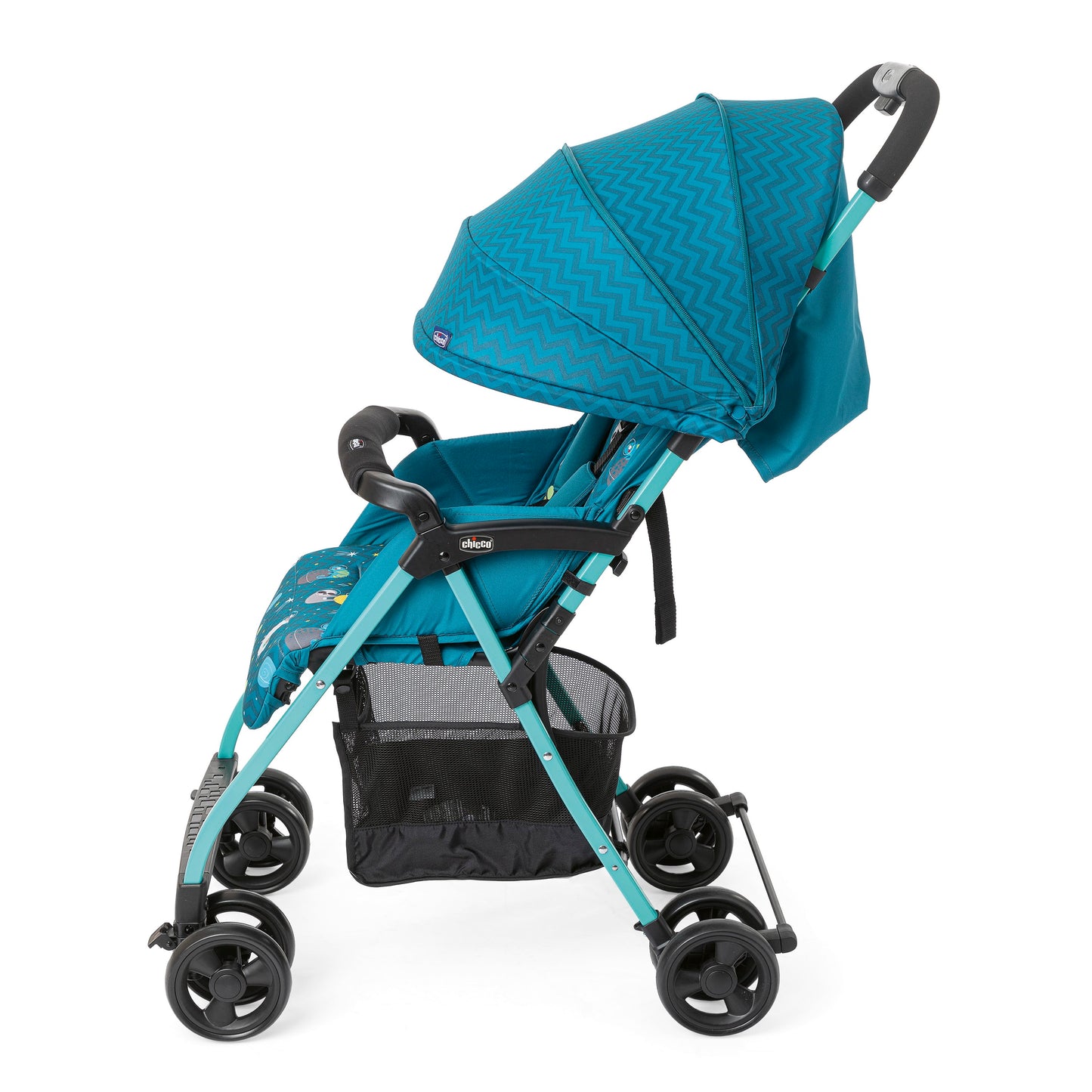 Carucior sport Chicco Ohlala 3, Sloth In Space (Albastru), 0luni+