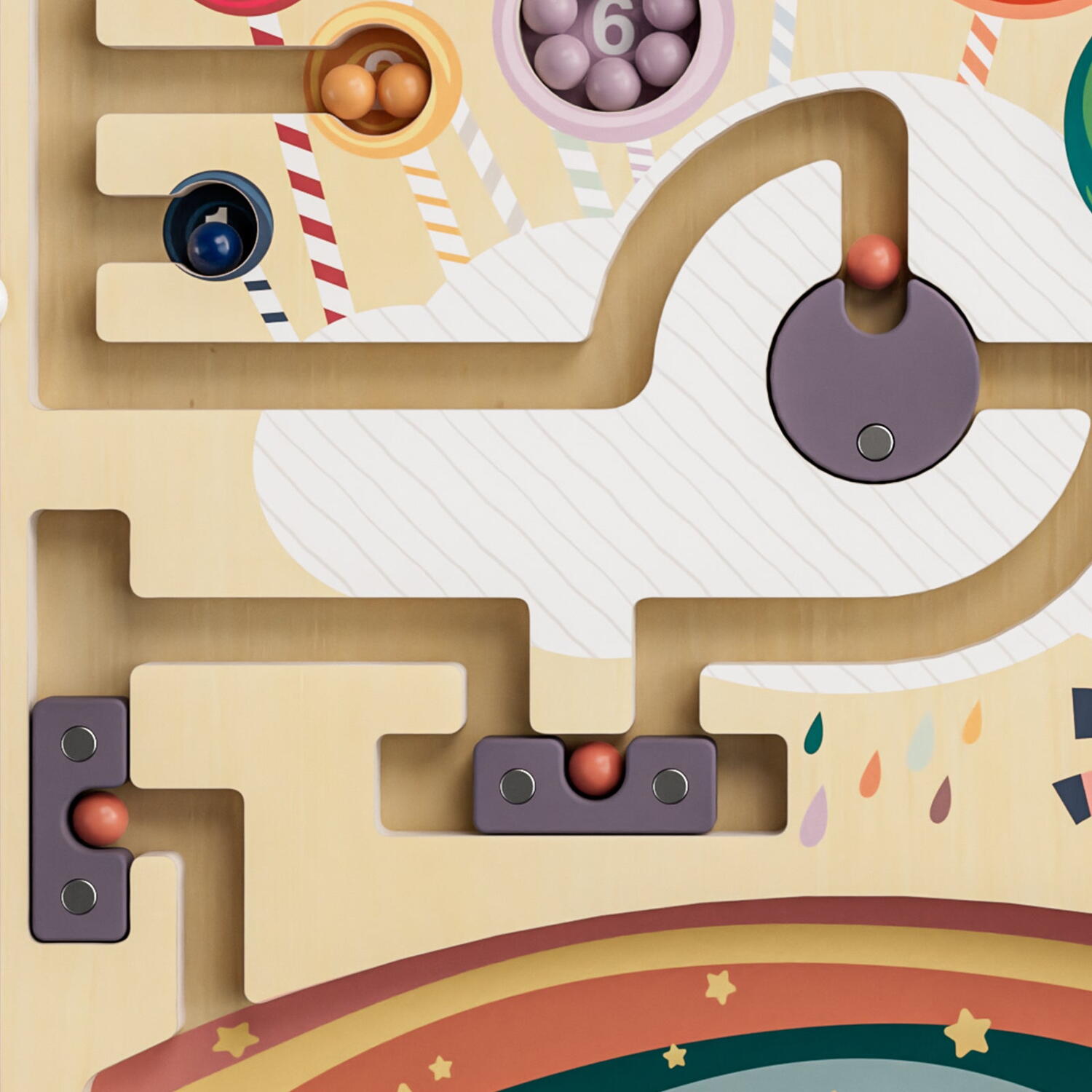 Puzzle labirint - Cursa unicornului fantastic