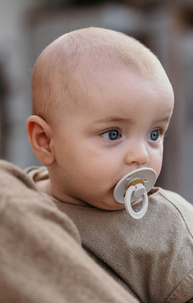 BIBS - Suzeta Colour Latex, tetina anatomica, 0 luni +-Sage