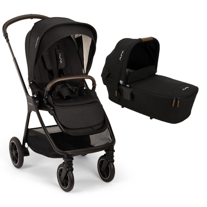 Nuna - Set carucior compact TRIV next Caviar + Landou LYTL Caviar