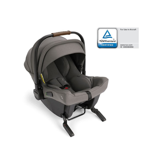 Nuna - Scoica auto cu ISOFIX integrat PIPA urbn Granite, nastere - 75 cm, testata inclusiv la impact lateral, conform ECE R129 si testata ADAC