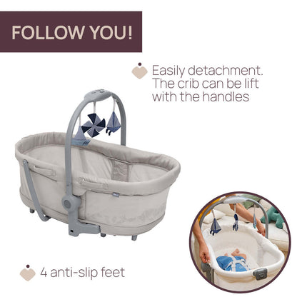 Cosulet multifunctional 5 in 1 Chicco Baby Hug Pro, BeigeLatte (Bej), 0luni+