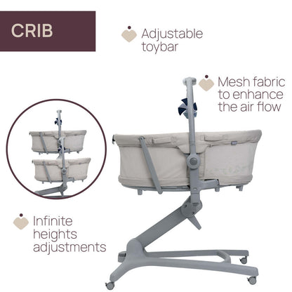 Cosulet multifunctional 5 in 1 Chicco Baby Hug Pro, BeigeLatte (Bej), 0luni+
