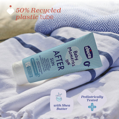 Crema protectie dupa plaja Chicco Baby Moments, 150 ml, 0 luni+