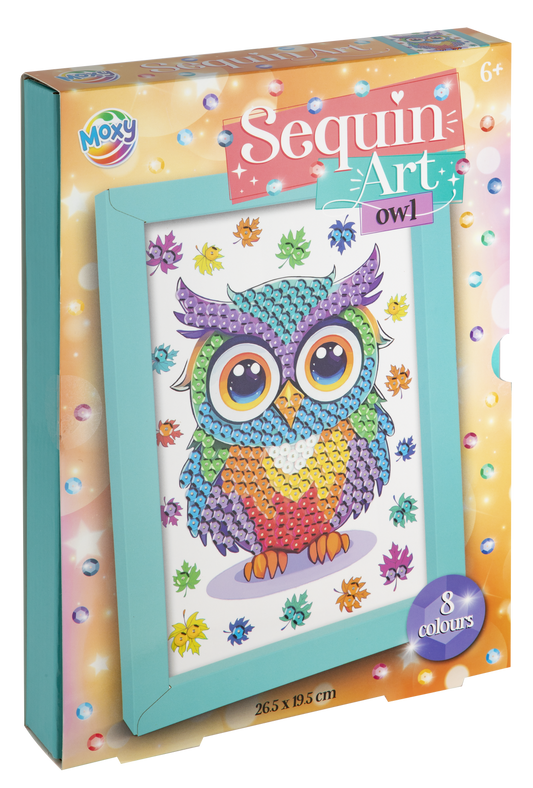 Tablou cu paiete - Bufnita