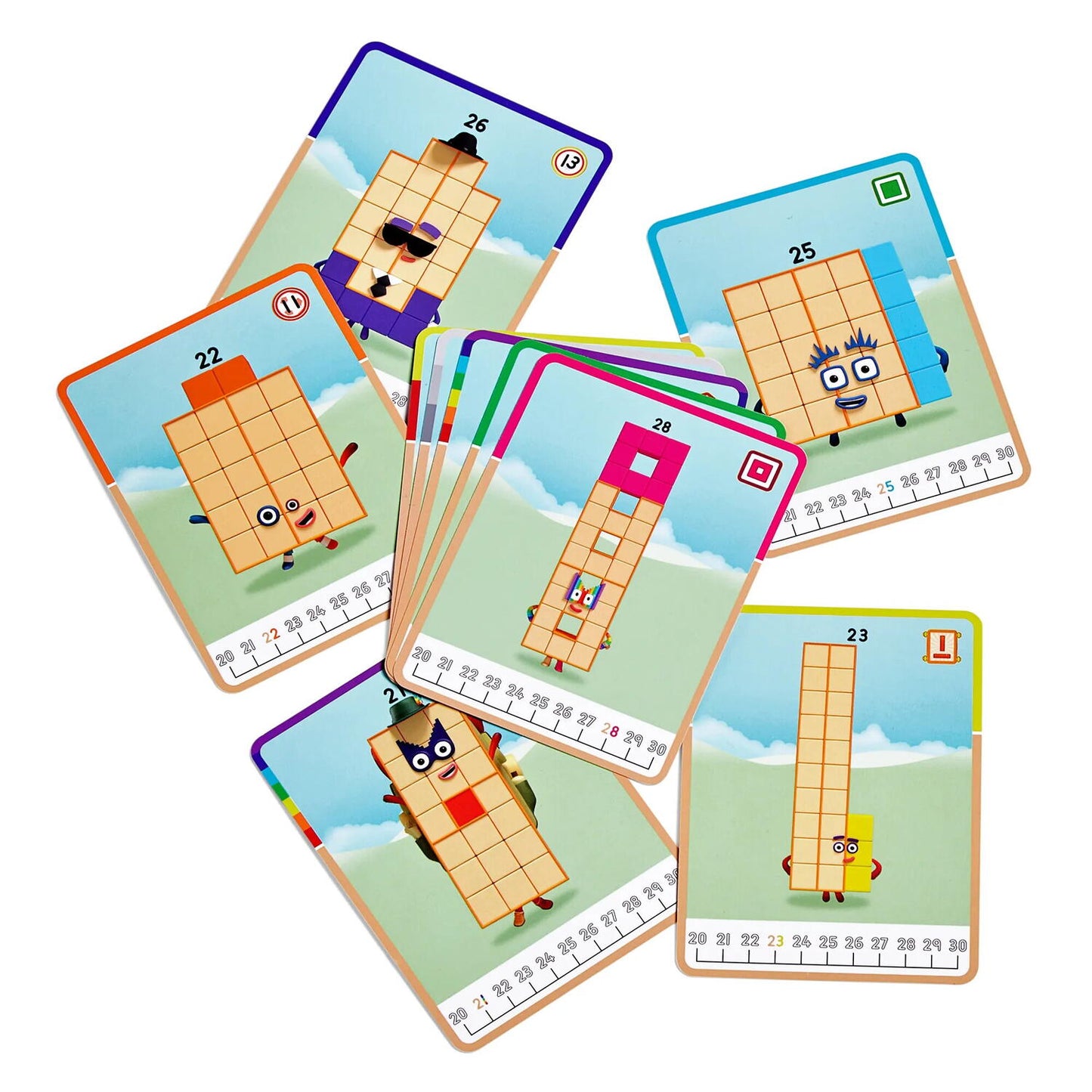 MathLink®Cubes Numberblocks in engleza Set de activitati de la 21 - 30
