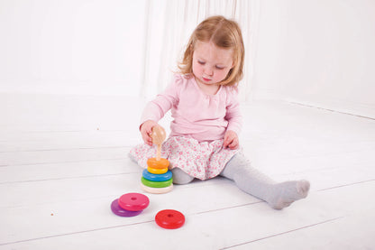 Piramida din lemn - Curcubeul