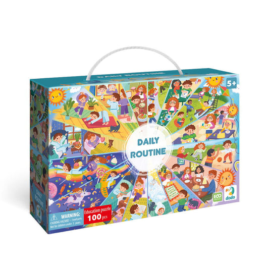 Puzzle - Activitatile zilnice (100 piese)