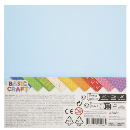 Hartie origami 15 x 15 cm, 50 file