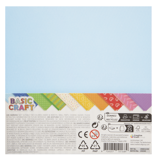 Hartie origami 15 x 15 cm, 50 file