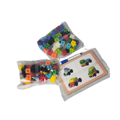 Set de constructie STEAM - Invatam si ne distram (120 piese)