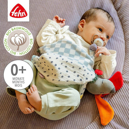 Jucarie cu inel pentru suzeta  - Catelus NATUR