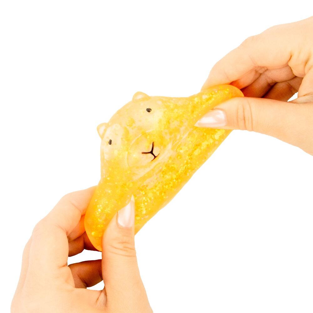 Jucarie antistres cu sclipici - Capybara