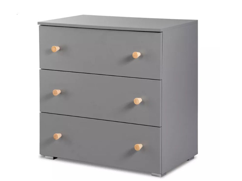 Mobilier camera copii Si bebelusi KLUPS PAULINE Graphite Natur 2