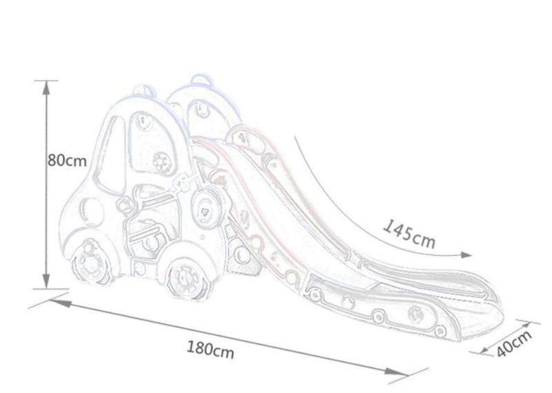 Tobogan MyKids masina cu cos de baschet OM002 Blue