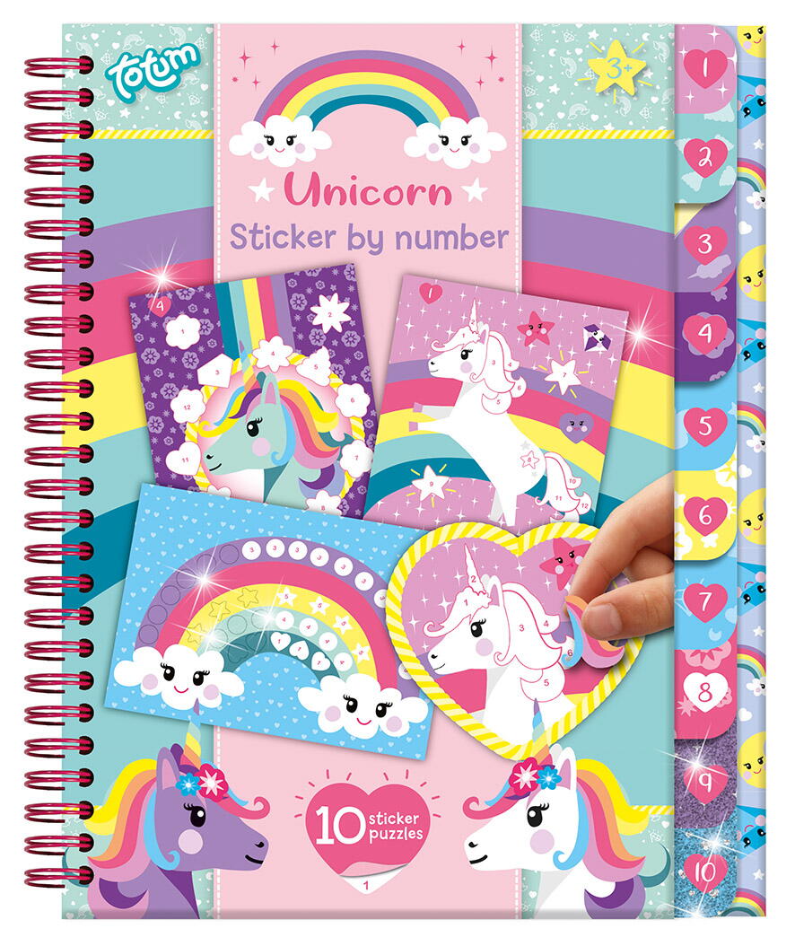 Carticica cu activitati si abtibilduri - Unicorn