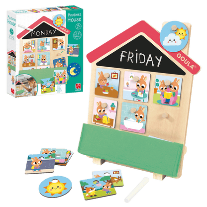 Joc educativ - Casuta cu activitati zilnice