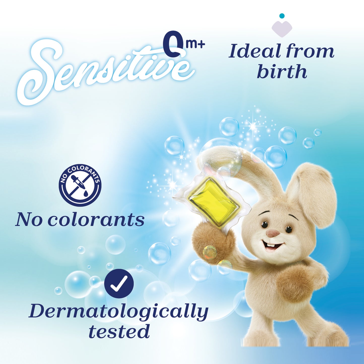 Detergent hipoalergenic Chicco Sensitive, 20 capsule, 0luni+