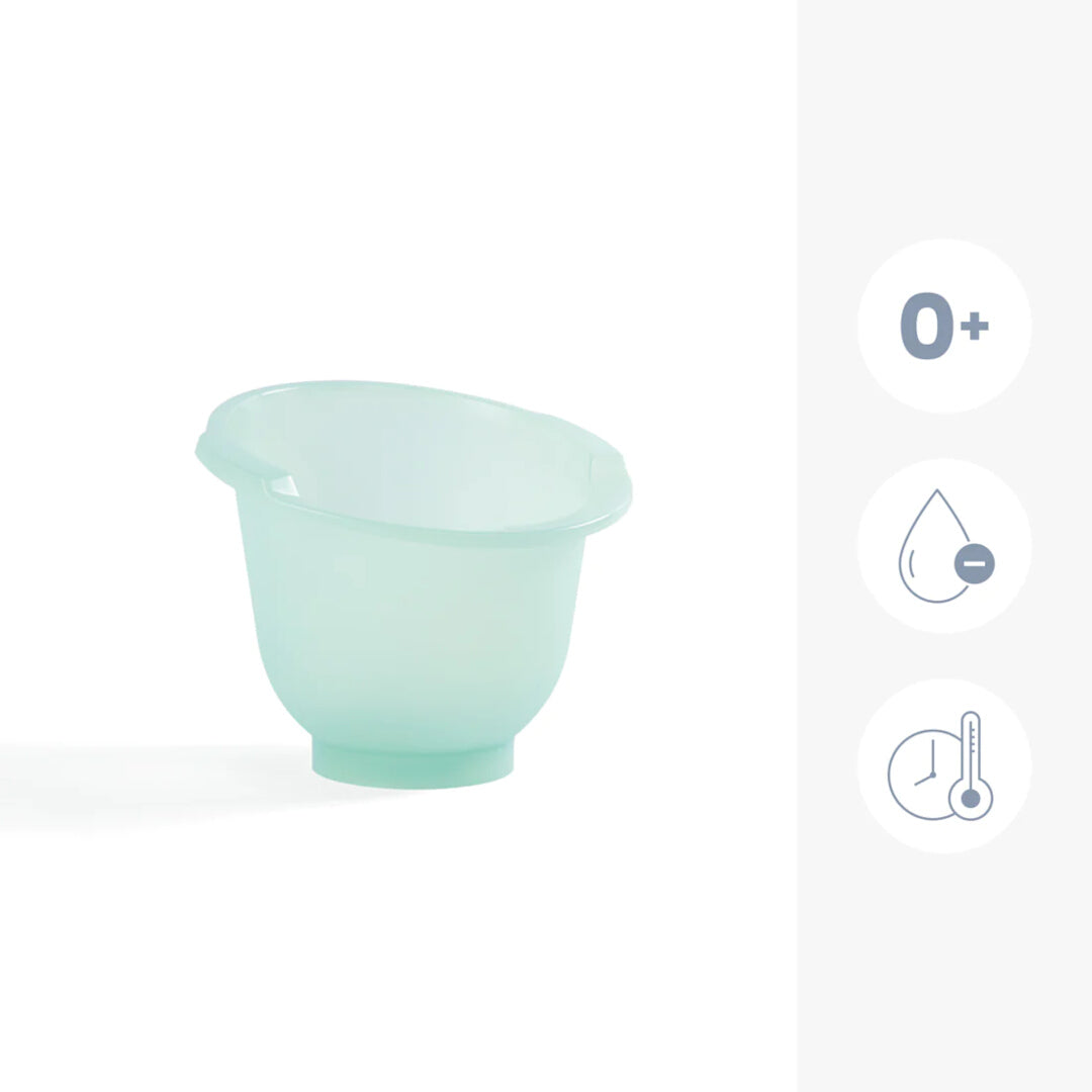 Doomoo - Cadita ergonomica pentru baita bebelusului Shantala Mint