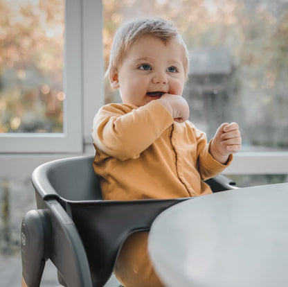 BabyGo - Scaun de masa 3 in 1 transformabil Levels Khaki