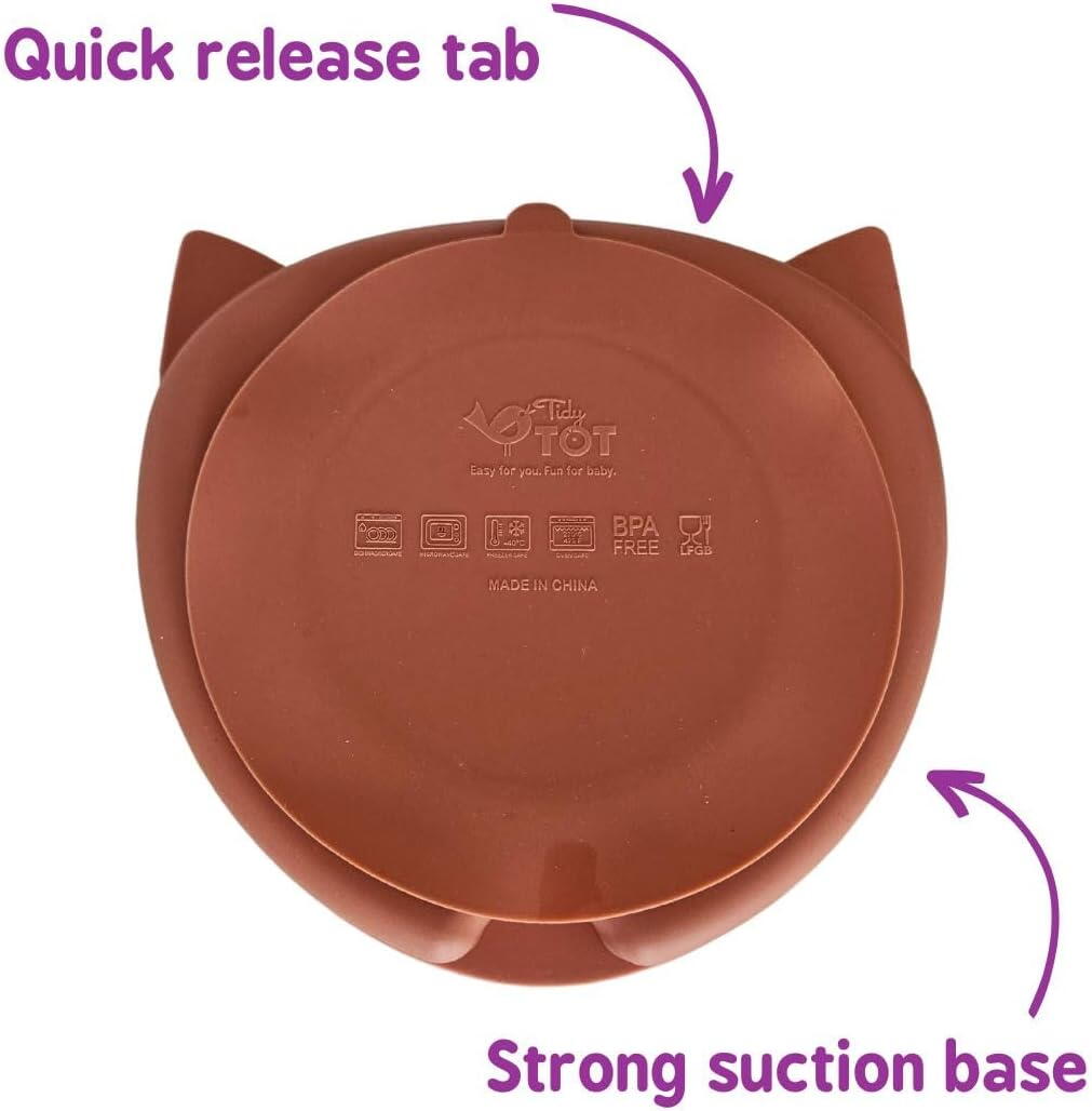 Farfurie diversificare din silicon - Vulpita