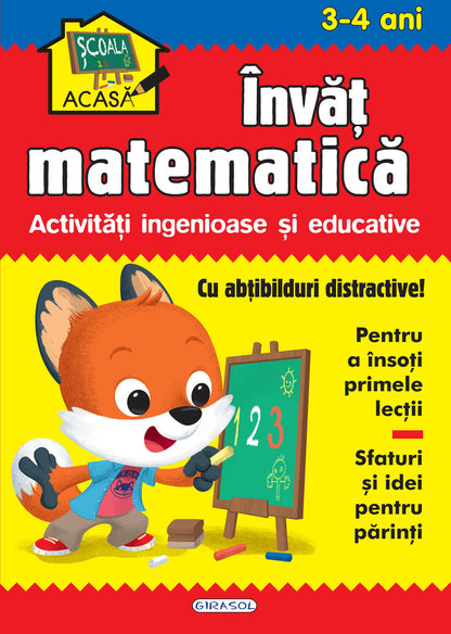 Scoala acasa - Invat matematica 3-4 ani