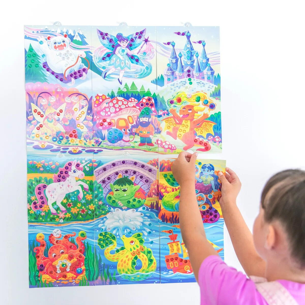 Set creativ cu diamante - Regatul basmelor