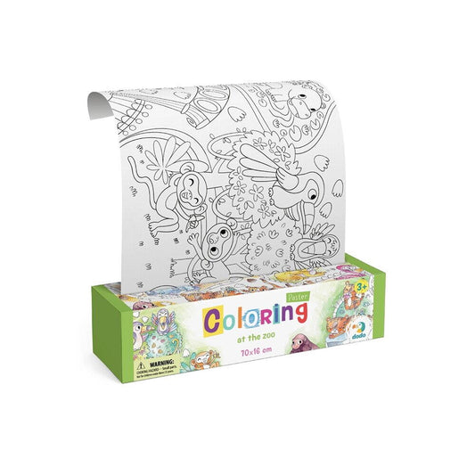 Poster de colorat - La Zoo