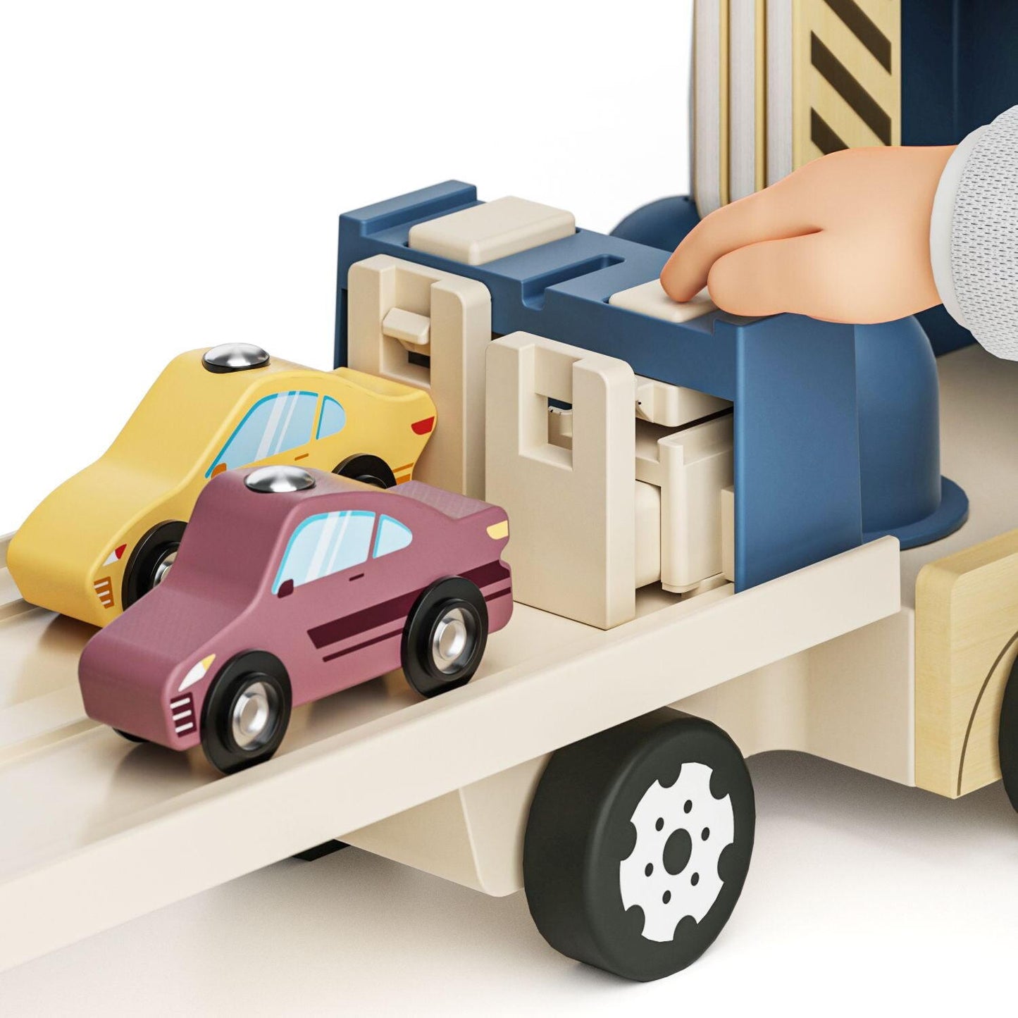 Primul meu camion cu platforma auto