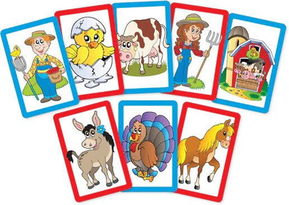 Joc de carti 2 in 1 - Ferma vesela