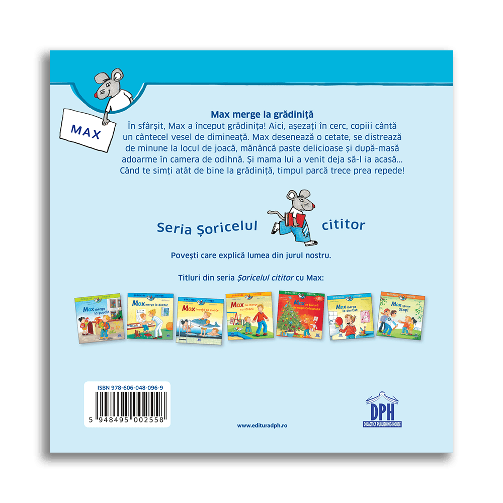 Soricelul cititor - Max merge la gradinita
