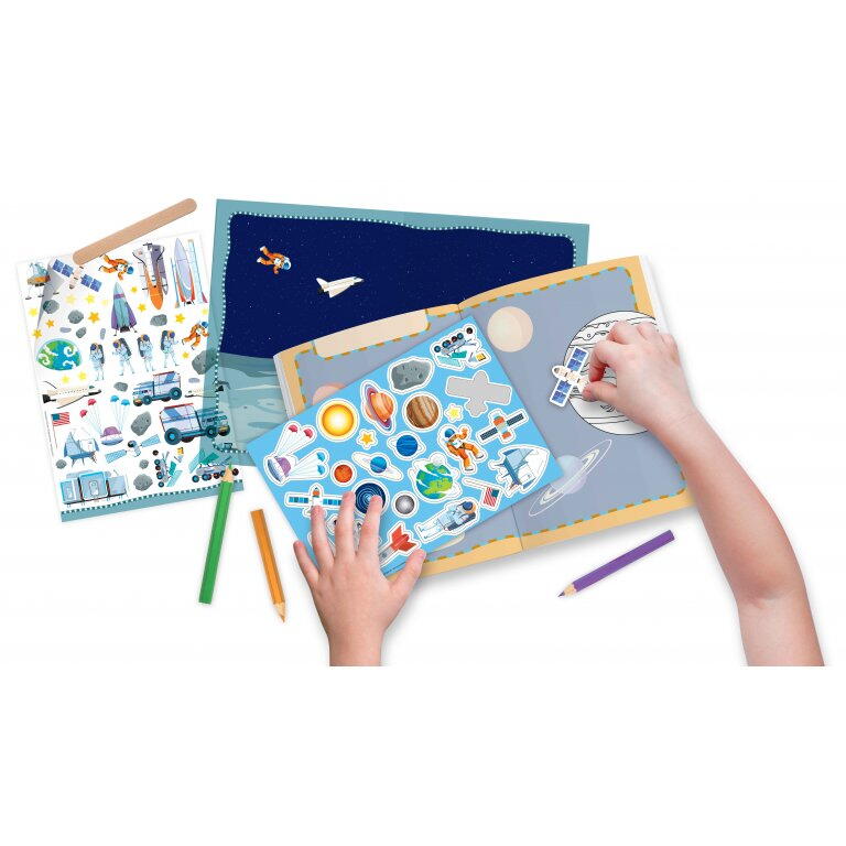 Primul set de arta & lucru manual - Spatiu cosmic