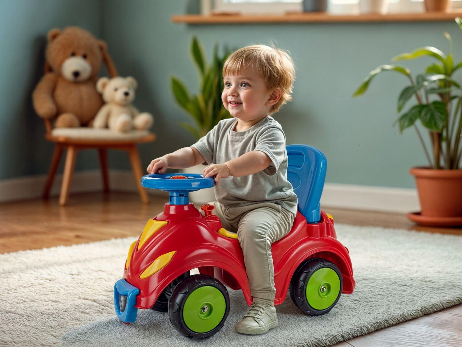 Masina fara pedale 2 in 1 - Smile