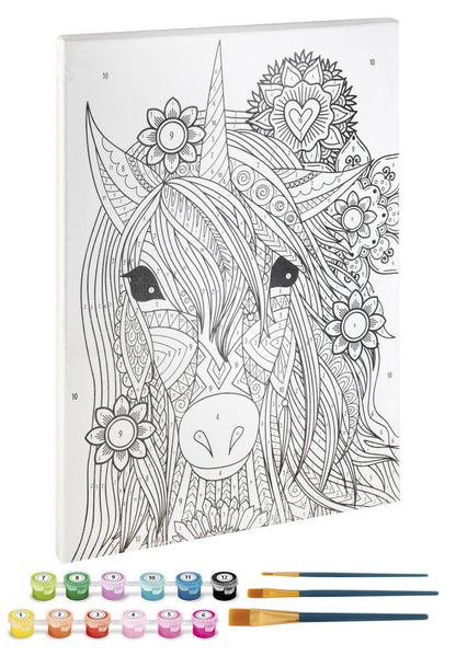 Tablou pictez pe numere - Unicorn