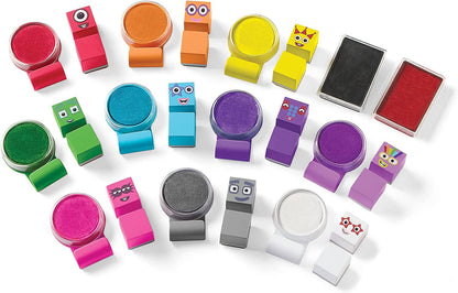 Set activitati cu stampile - Numberblocks