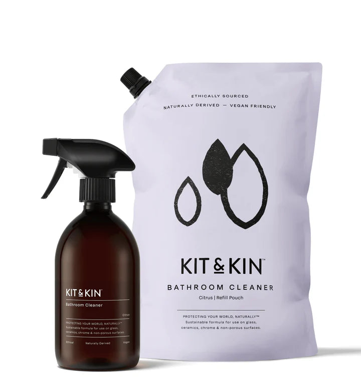 Solutie eco de curatat baia, Citrice, 500 ml, Kit & Kin
