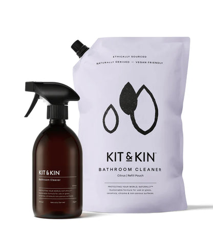 Solutie eco de curatat baia, Citrice, 500 ml, Kit & Kin