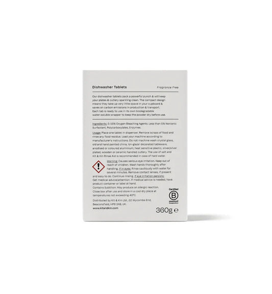 Tablete eco pentru masina de spalat vase, KitandKin