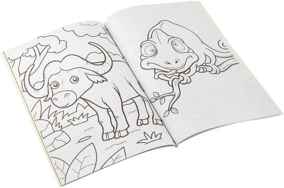 Carte de colorat cu activitati - Jungla