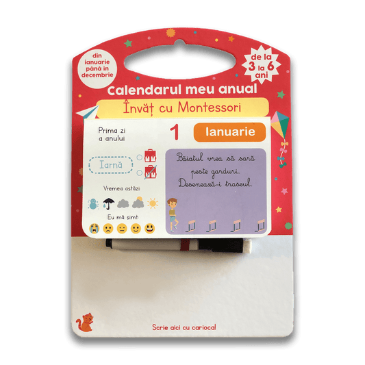 Calendarul meu anual - Invat cu Montessori - de la 3 la 6 ani