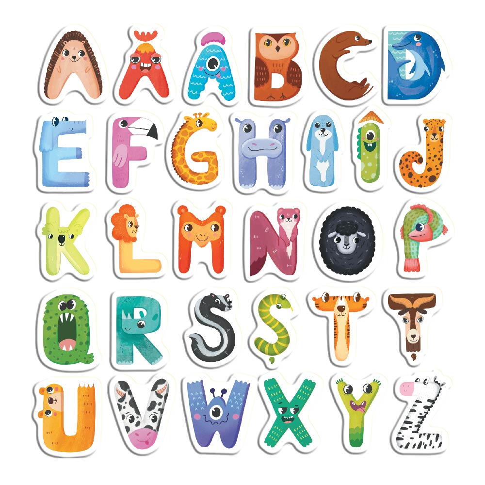 Set litere magnetice in limba romana (31 piese)