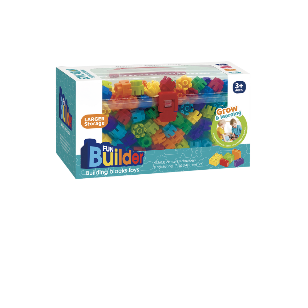 Set de constructie STEAM - Micutul constructor (200 piese)