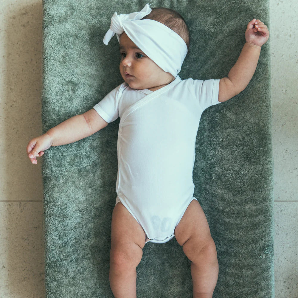 Husa textila bambus salteluta schimbat scutece Sea Blue Timboo