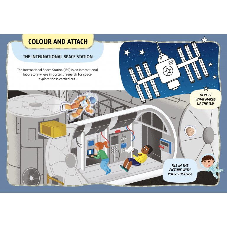 Primul set de arta & lucru manual - Spatiu cosmic