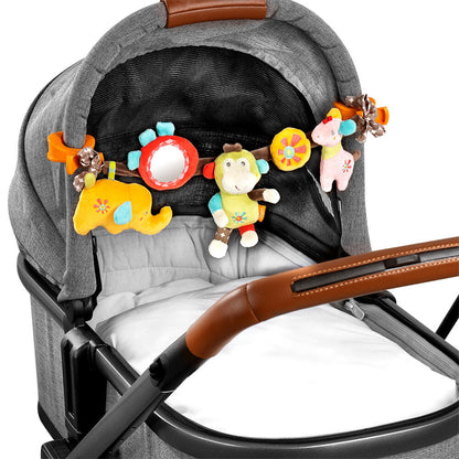 Jucarie carucior-Animalute vesele