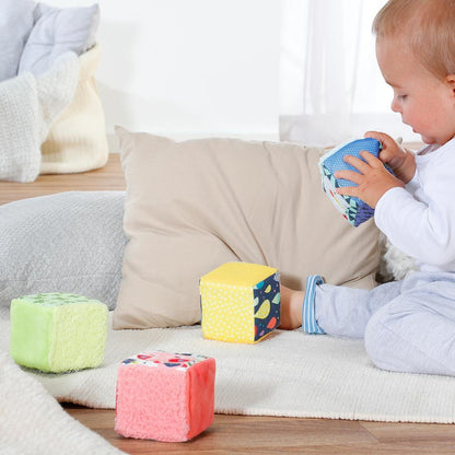 Set 4 cuburi - Prietenii culorilor