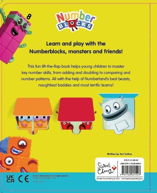 Carticica Deschide ferestrele - Numberblocks - Monstruleti